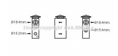 AVA QUALITY COOLING ft1405 -  Расширительный клапан, кондиционер
